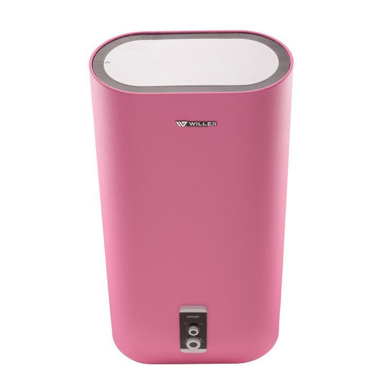 WILLER Водонагреватель (бойлер) электрический 80 л. EV80DR Grand (цвет розовый бриллиант)