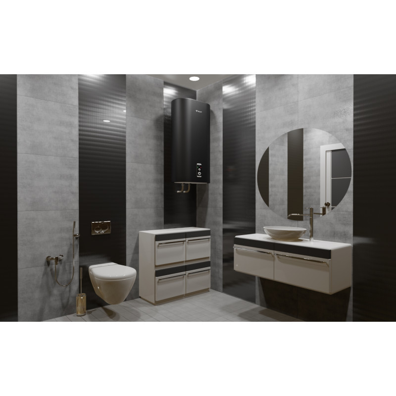 WILLER Водонагреватель (бойлер) электрический 80 л. EV80DR Grand вертикальный (цвет черный алюминий)