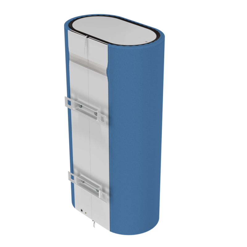 WILLER Декоративный чехол для бойлера EV50DR Grand (Габардин голубой/927х902мм/72-5) (CC902-Blue-Gbrd)