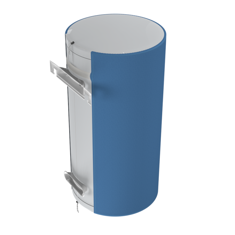 WILLER Декоративный чехол для бойлера EV80DR Optima (Габардин голубой/1047х810мм/72-4) (CC810-Blue-Gbrd)