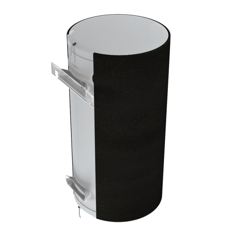 WILLER Декоративный чехол для бойлера EV80DR Optima (Габардин черный/1047х810мм/65-4) (CC810-Black-Gbrd)