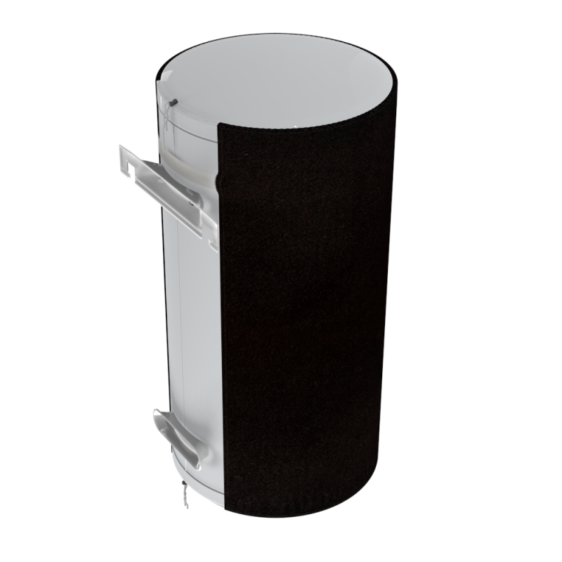 WILLER Декоративный чехол для бойлера EV80DR Optima (Креп-сатин черный/1047х810мм/66-4) (CC810-Black-Krpst)