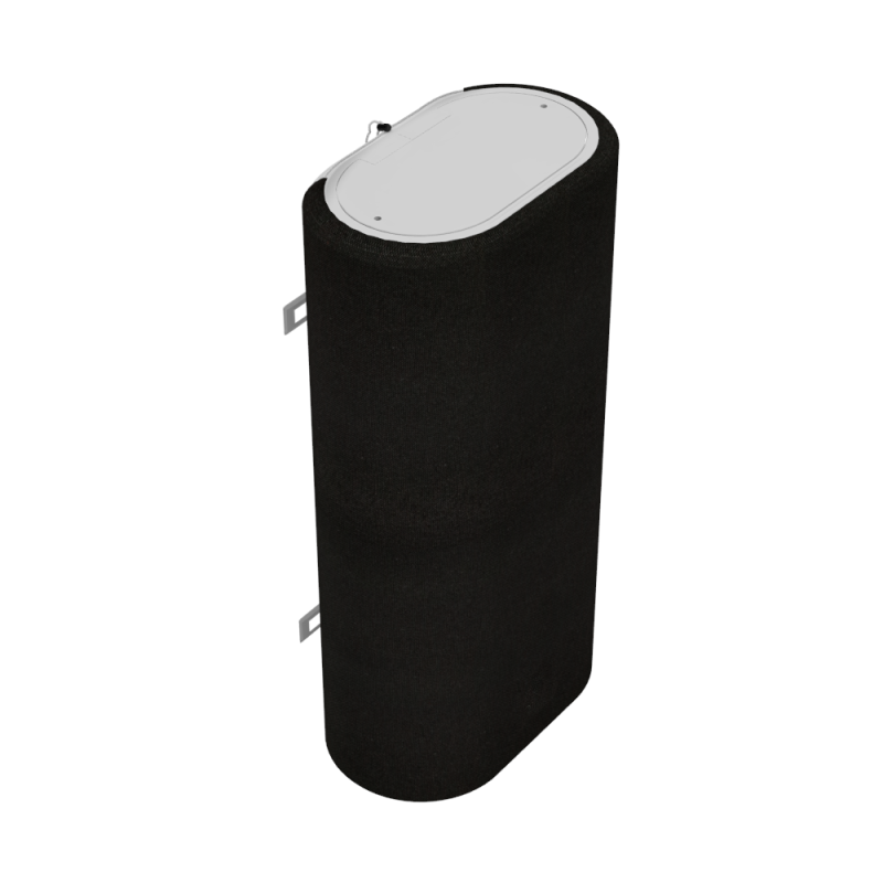 WILLER Декоративный чехол для бойлера IV80DR-Brig (Габардин черный/980х985мм/65-2) (CC985-Black-Gbrd)