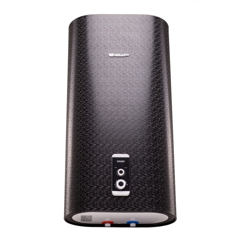 WILLER Водонагреватель (бойлер) электрический 80 л. EV80DR Grand вертикальный (цвет карбон черный матрица)