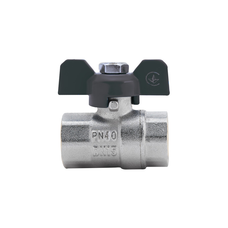 SD Plus Кран кульовий 1/2" ВР для води (метелик) SD602W15