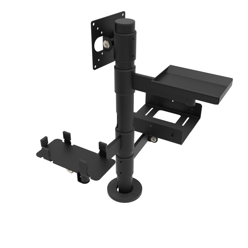 KVADO Універсальна ергономічна касова стійка для POS-обладнання (kvado-pos-017)