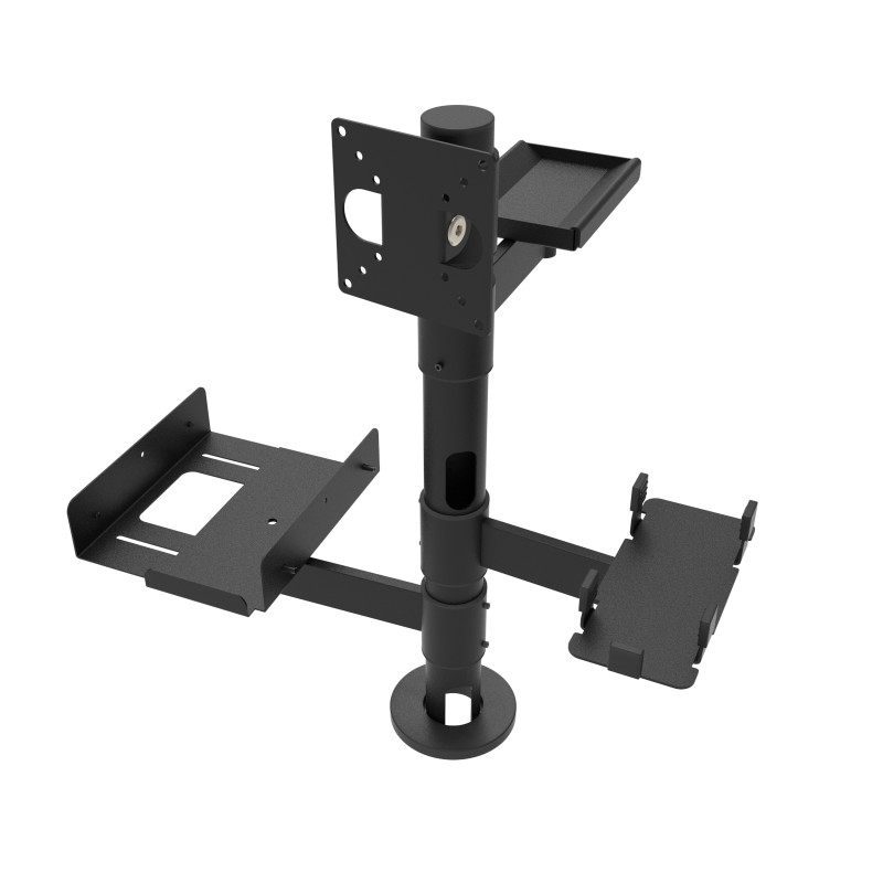 KVADO Універсальна ергономічна касова стійка для POS-обладнання (kvado-pos-017)