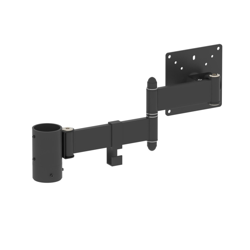 KVADO Шарнірний кронштейн для монітора, збільшена втулка, з горизонтом