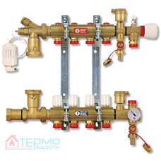 Коллектор сборный теплого пола 6 контуров