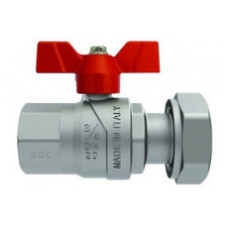 FIV Кран кульовий черв.мет. з нак.гайк. ВВ 3/4"х1" Evolution