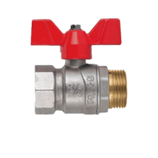 FIV Кран кульовий червоний. мет. ВЗ 1 1/4" Perfecta