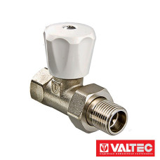 Клапан радіаторний Valtec ручний прямий полегшений вн-нар 3/4" VT.008.LN.05 (VT.008.LN.05)
