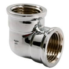 Коліно 3/4" вн/вн хром FERRO (K04C)