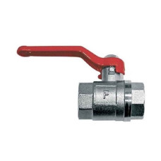 Кран шаровий рычаг FF 3/4" Стандарт вн/вн никель FERRO (KPS2)