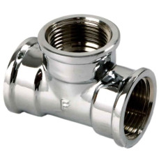 Трійник 3/4" хром FERRO (T03C)