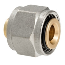 Соединитель коллекторный обжимной для PEX трубы 16 (2,0)х1/2" (VTc.709.N.1604)