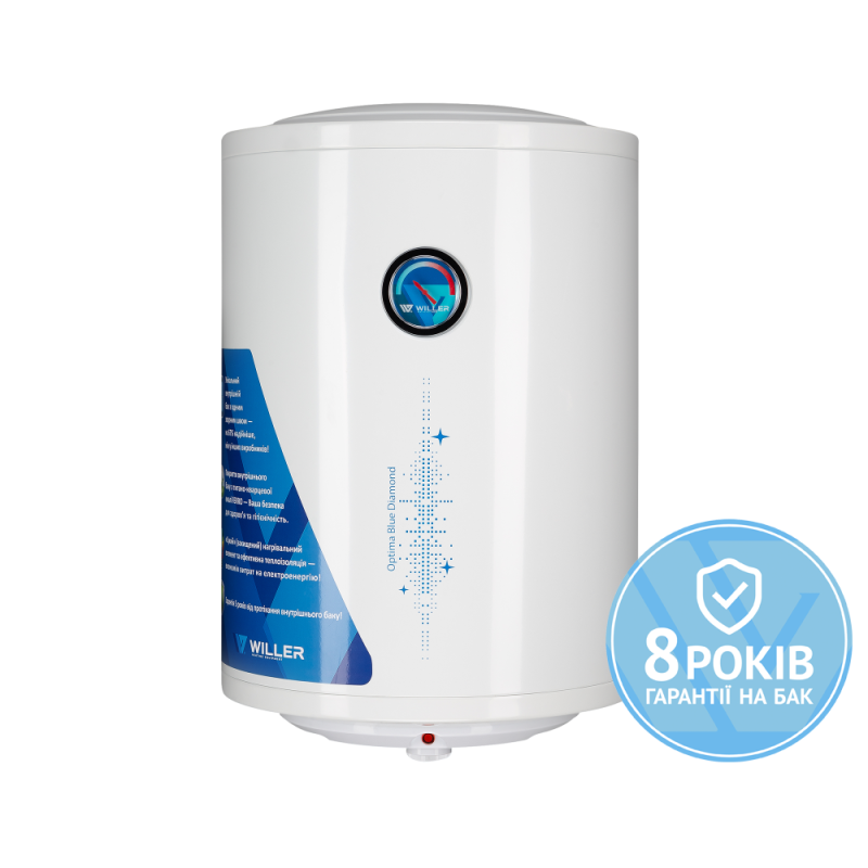WILLER Водонагреватель (бойлер) электрический 50 л. EV50DR Optima вертикальный