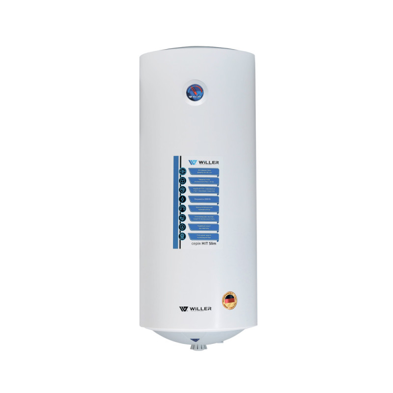 WILLER Водонагреватель (бойлер) электрический 50 л. EV50SR-HIT Slim вертикальный
