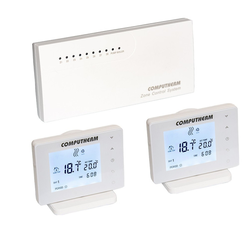COMPUTHERM Беспроводной сенсорный многозонный Wi-Fi терморегулятор E800RF