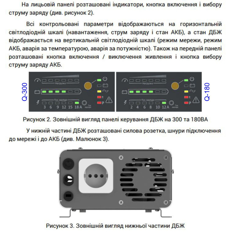 Элекс Кулон Q-300/12 V4.0 Источник бесперебойного питания (300Вт) (К300)