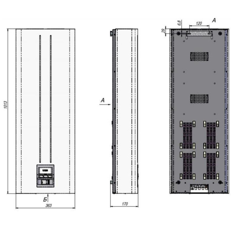 Элекс Герц В 36-1/100 V3.0 Однофазный стабилизатор напряжения (22 кВА/100А) (М361100)