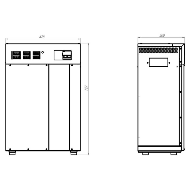 Элекс Герц В 36-3/25 V3.0 Трехфазный стабилизатор напряжения (16,5 кВА/25А) (М36325)