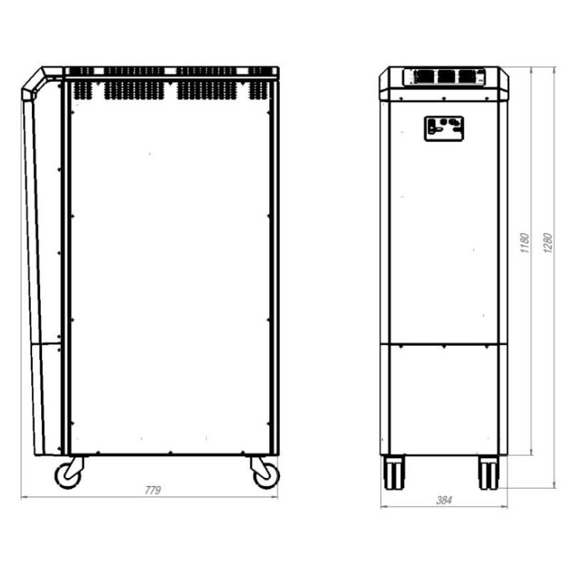 Элекс Герц-ПРО У 16-3/125 V3.0 Трехфазный стабилизатор напряжения (83 кВА/125А) (М163125)