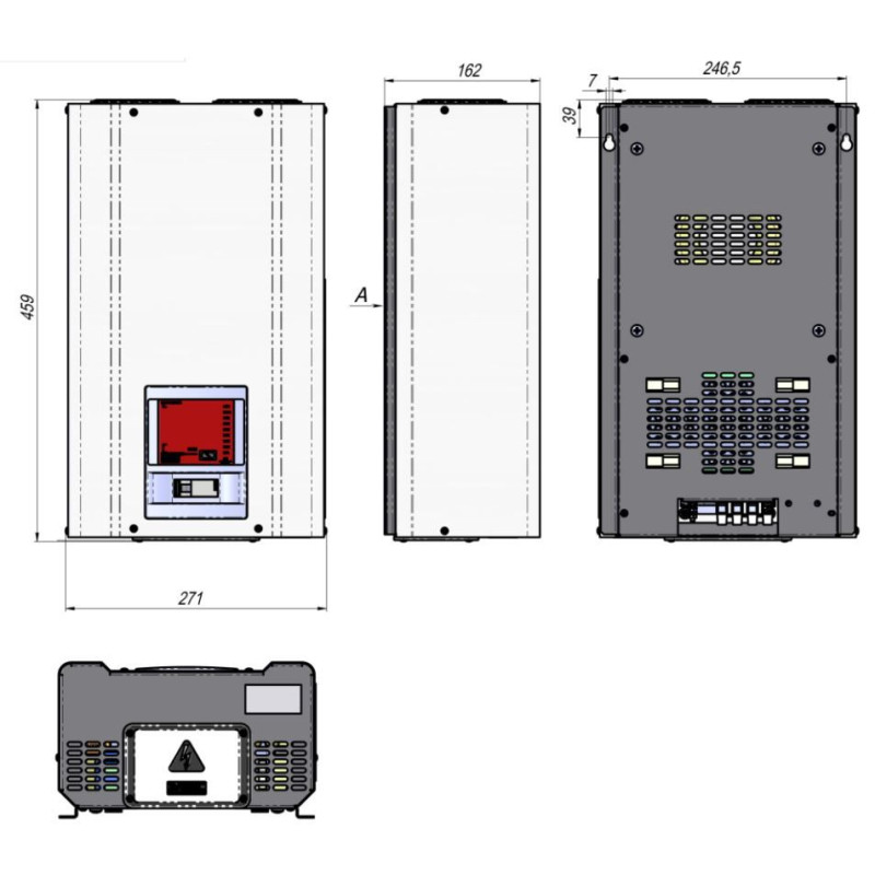Элекс Ампер У 9-1/63 V2.1 Однофазный стабилизатор напряжения (14кВА/63А) (А9163)