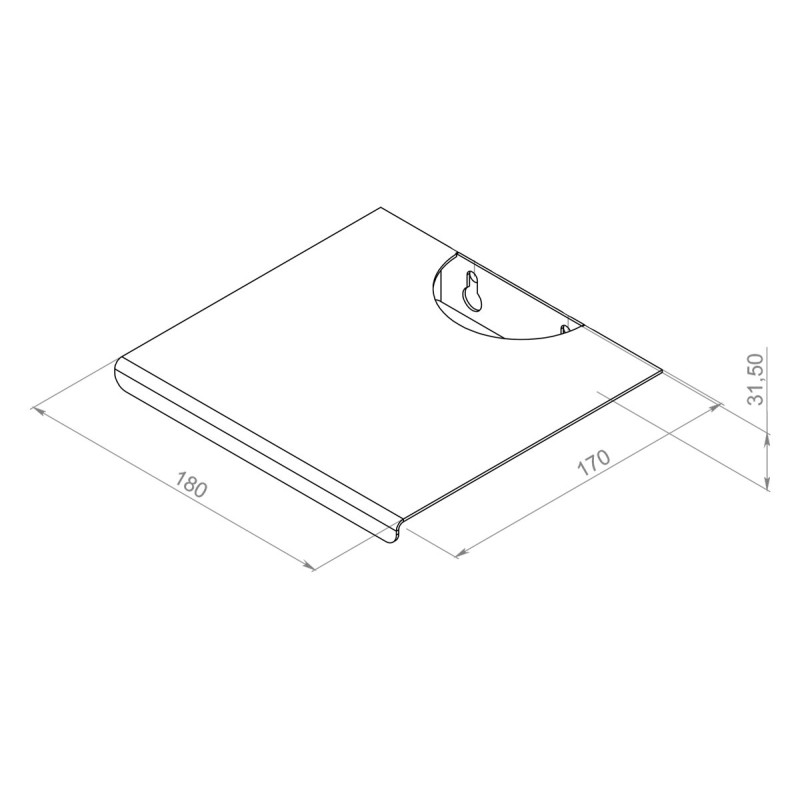 KVADO Настінна полиця КВАДО К-13