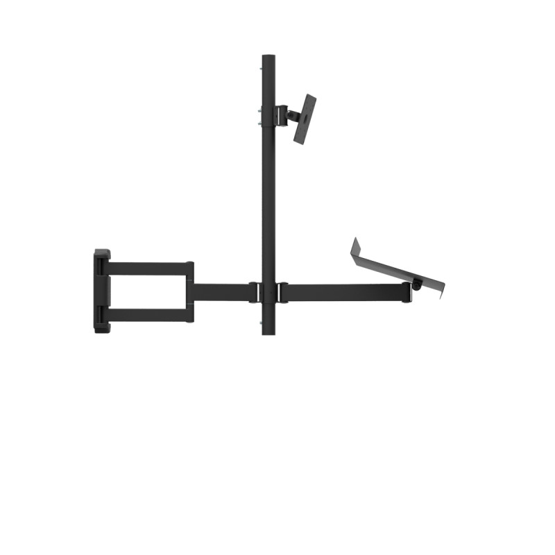 KVADO Настенное рабочее место чорне