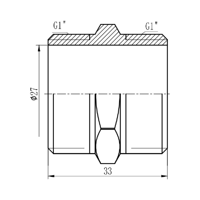 SD Forte Ниппель 1" SF35825