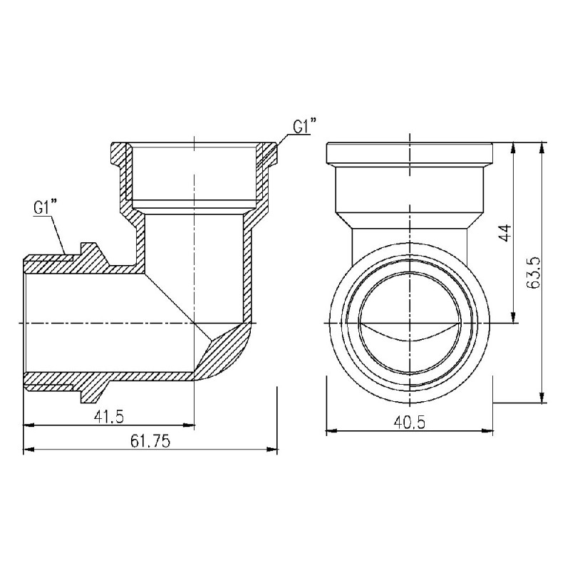 SD Forte Угол 1" ВЗ SF37225