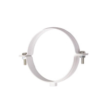KVADO Хомут для кріплення труб d100, білий