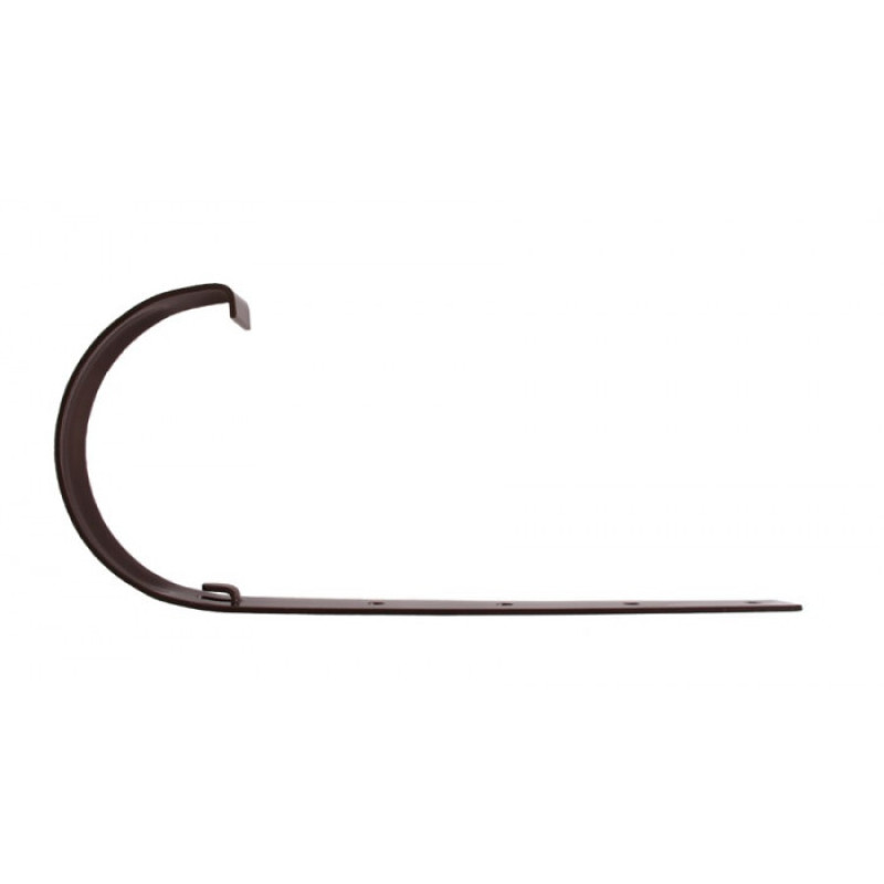 KVADO Кронштейн ринви 25х2.5 мм, коричневий RAL8017 (для "Hunter")