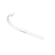 KVADO Кронштейн ринви 130, білий RAL9003 (для "Wavin")