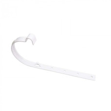 KVADO Кронштейн ринви 25х3.0 мм, білий RAL9003 (для "Bryza")