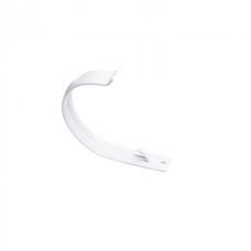 KVADO Тримач ринви, короткий М2, білий RAL9003 (для "Bryza")