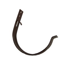 KVADO Тримач для ринви, короткий М2, коричневий RAL8017 (для "Bryza")