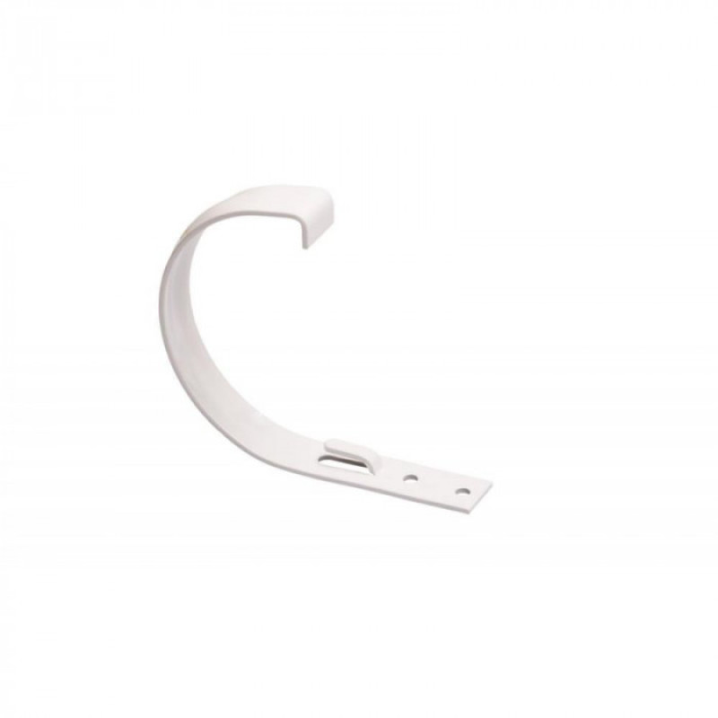 KVADO Тримач ринви М2, 2.5 мм, білий RAL9003 (для "Docke")