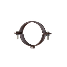KVADO Хомут для кріплення труб d75-L220, коричневий