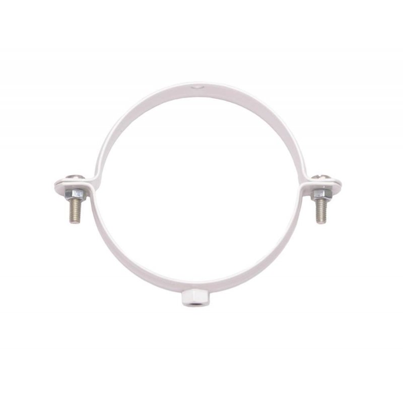 KVADO Хомут для кріплення труб d100 (білий RAL 9003)
