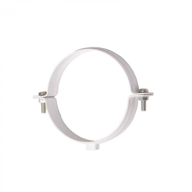 KVADO Хомут для кріплення труб d100-L100 (білий RAL 9003)
