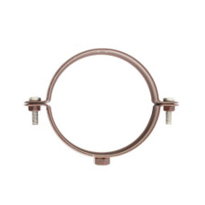 KVADO Хомут для кріплення труб d80-L160, коричневий