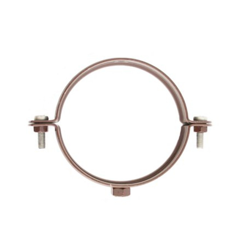 KVADO Хомут для кріплення труб d80-L160, коричневий