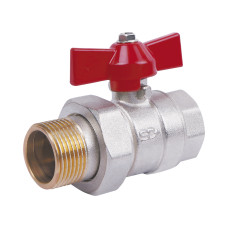 SD Plus Кран кульовий "Американка" прямий 1" ВЗ SD221W25