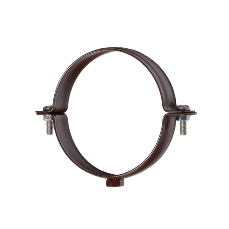 KVADO Хомут для кріплення труб d90-L160, коричневий