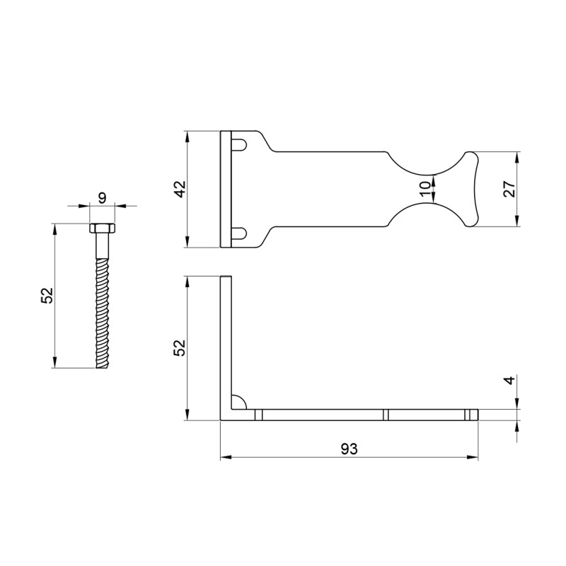 SD Plus Крепление радиаторное боковое SD114