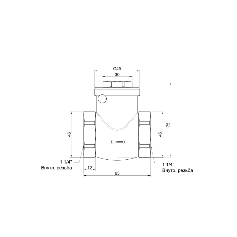 SD Plus Зворотний клапан 1" 1/4 SD242W32