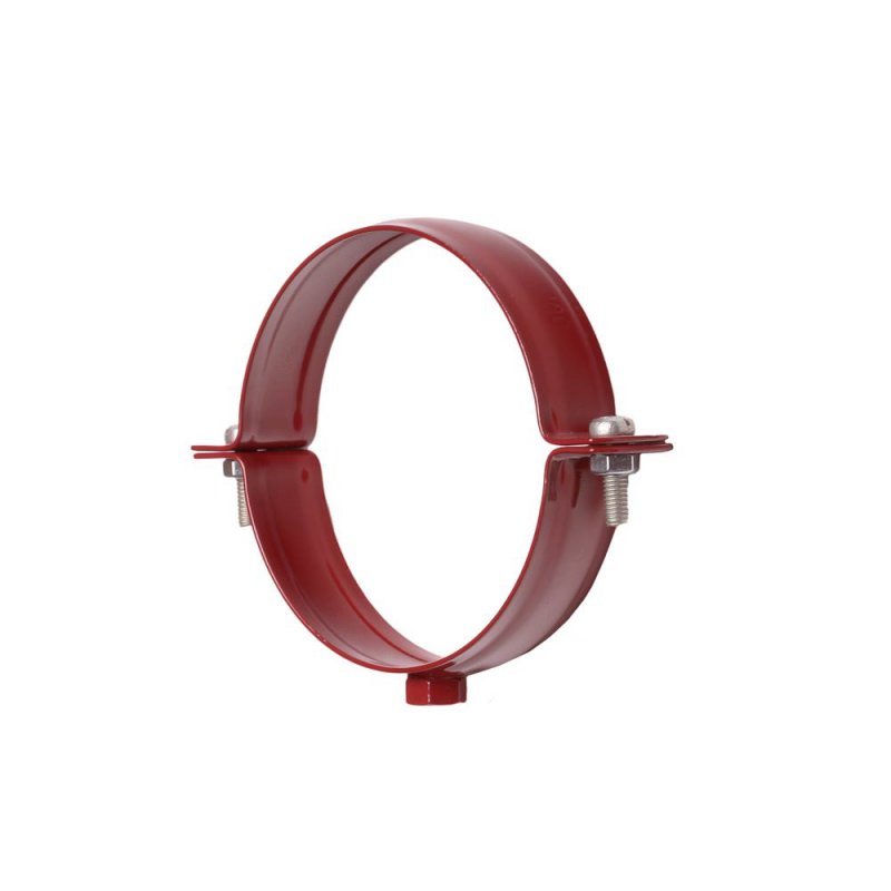 KVADO Хомут для кріплення труб d110, червоний