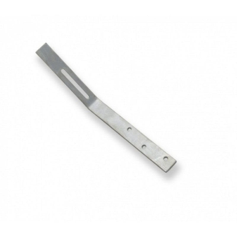 KVADO Подовжувач кронштейна металевий 135° L265, білий 3 мм